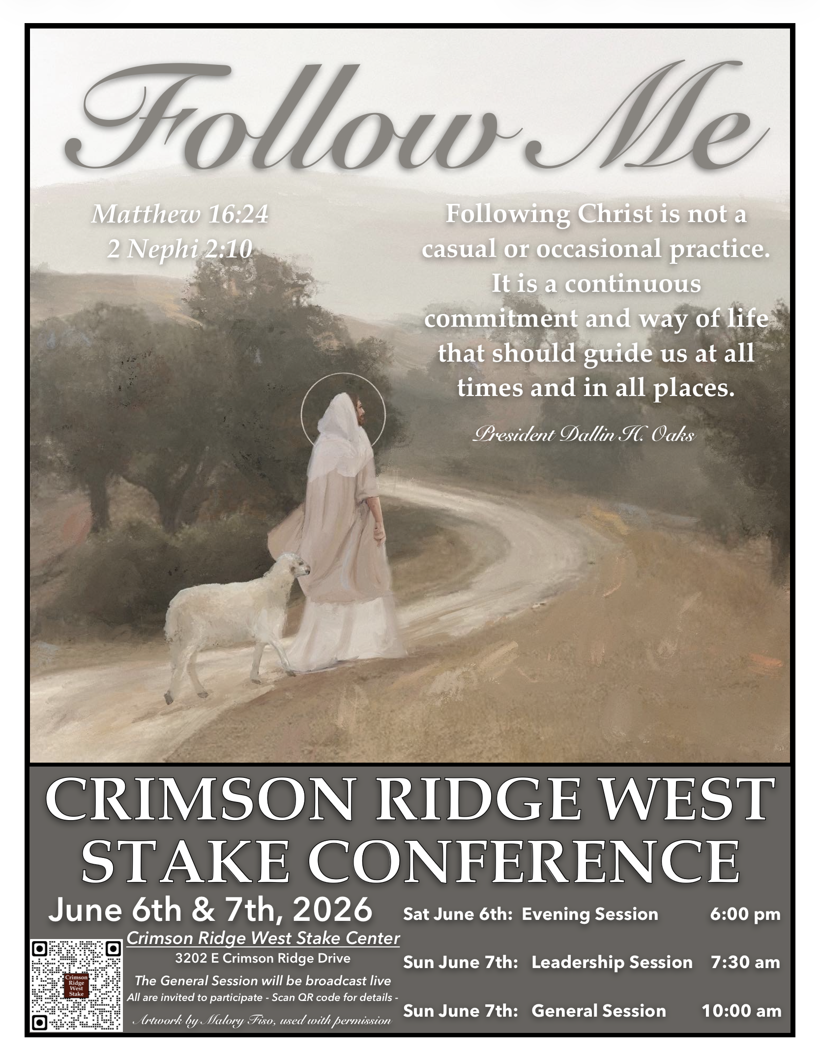 Stake Conference - Crimson Ridge West Stake